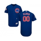 Men's Chicago Cubs Customized Alternate Royal Flex Base Custom Baseball Baseball Jersey