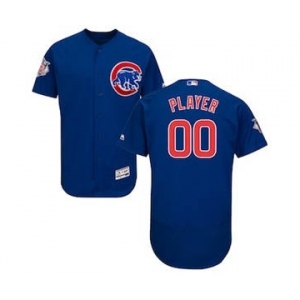 Men's Chicago Cubs Customized Alternate Royal Flex Base Custom Baseball Baseball Jersey