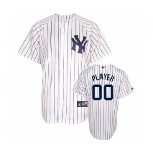 New York Yankees Personalized Custom White Baseball Jersey