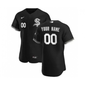 Men's Chicago White Sox 2020 Alternate Custom Flexbase Jersey - Black