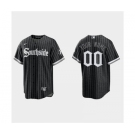 Men's Chicago White Sox ACTIVE PLAYER Custom Black 2021 City Connect Cool Base Stitched Baseball Jersey