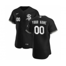 Men's Chicago White Sox Custom Black Alternate 2020 Authentic Player Baseball Jersey