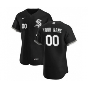 Men's Chicago White Sox Custom Black Alternate 2020 Authentic Player Baseball Jersey