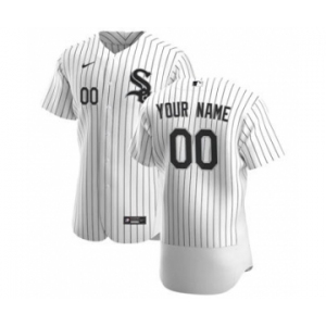 Men's Chicago White Sox Custom White Home 2020 Authentic Player Baseball Jersey