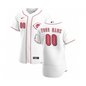 Men's Cincinnati Reds Custom White Home 2020 Authentic Player Baseball Jersey