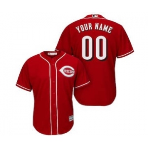 Men's Cincinnati Reds Customized Red Cool Base Custom Baseball Baseball Jersey