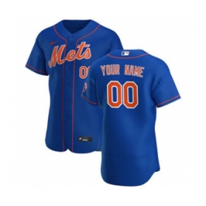 Men's New York Mets Custom Royal Alternate 2020 Authentic Player Baseball Jersey