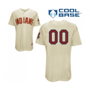 Cleveland Indians Personalized custom Cream Jersey