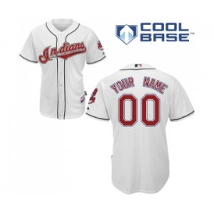 Cleveland Indians Personalized custom White Jersey