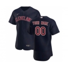 Men's Cleveland Indians Custom Navy Alternate 2020 Authentic Player Baseball Jersey