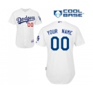 Los Angeles Dodgers Personalized Custom White Baseball Jersey