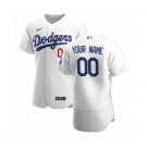 Men's Los Angeles Dodgers Custom White Home 2020 Authentic Player Baseball Jersey