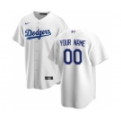 Men's Los Angeles Dodgers Home 2020 Baseball Custom Cool Base Jersey - White