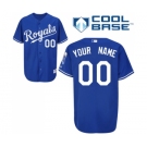 Kansas City Royals Personalized custom Blue Cool Base Jersey