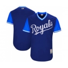 Men's Kansas City Royals Customized Navy 2017 Little League World Series Players Weekend Jersey