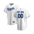 Men's Kansas City Royals Home 2020 Baseball Custom Cool Base Jersey - White