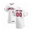 Men's Los Angeles Angels 2020 Home Custom Flexbase Jersey - White