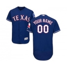 Men's Texas Rangers Customized Alternate Royal Flex Base Custom Baseball Baseball Jersey