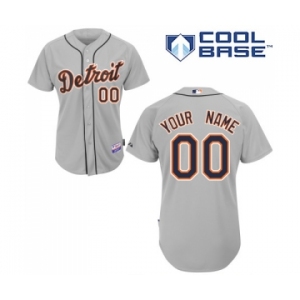 Detroit Tigers Personalized custom Grey Jersey