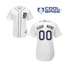 Detroit Tigers Personalized custom White Baseball Jersey