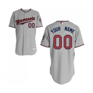 Minnesota Twins Personalized custom grey Jersey