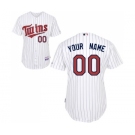 Minnesota Twins Personalized custom white strip Jersey