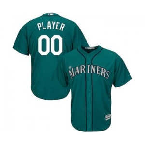 Men's Seattle Mariners Customized Northwest Green Cool Base Custom Baseball Baseball Jersey