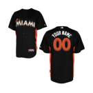 Miami Marlins Personalized custom black Jersey