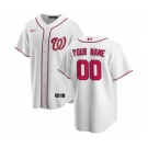 Men's Washington Nationals Home 2020 Baseball Custom Cool Base Jersey - White