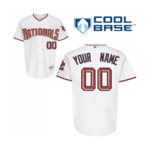 Washington Nationals Personalized Custom White Baseball Jersey