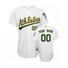 Oakland Athletics Personalized Custom White Baseball Jersey