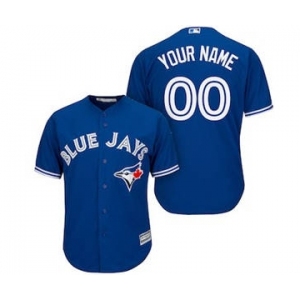 Men's Toronto Blue Jays Customized Royal Cool Base Custom Baseball Baseball Jersey