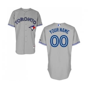 Toronto Blue Jays Personalized custom grey Jersey