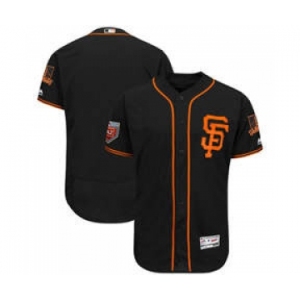 Men's San Francisco Giants Customized Majestic Black 2018 Spring Training Flex Base Team Jersey