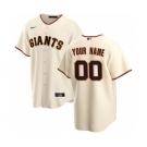 Men's San Francisco Giants Home 2020 Baseball Custom Cool Base Jersey - Cream