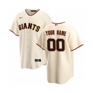 Men's San Francisco Giants Home 2020 Baseball Custom Cool Base Jersey - Cream