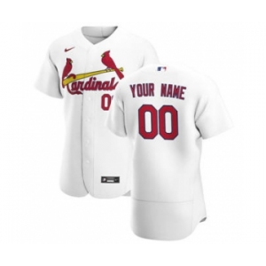 Men's St. Louis Cardinals Custom White Home 2020 Authentic Player Baseball Jersey