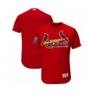 Men's St. Louis Cardinals Customized Majestic Scarlet 2018 Spring Training Flex Base Team Jersey