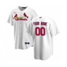 Men's St. Louis Cardinals Home 2020 Baseball Custom Cool Base Jersey - White