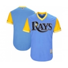 Men's Tampa Bay Rays customized Light Blue 2017 Little League World Series Players Weekend Jersey