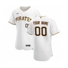 Men's Pittsburgh Pirates 2020 Home Custom Flexbase Jersey - White