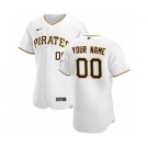 Men's Pittsburgh Pirates Custom White Home 2020 Authentic Player Baseball Jersey