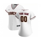 Women's Arizona Diamondbacks 2020 Home Replica Custom Jersey - White