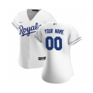 Women's Kansas City Royals 2020 Home Replica Custom Jersey - White