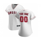 Women's Los Angeles Angels 2020 Home Replica Custom Jersey - White