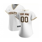 Women's Pittsburgh Pirates 2020 Home Replica Custom Jersey - White