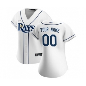 Women's Tampa Bay Rays 2020 Home Replica Custom Jersey - White