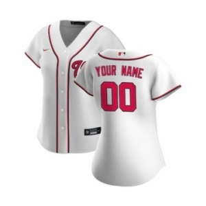 Women's Washington Nationals 2020 Home Replica Custom Jersey - White