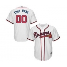 Youth Atlanta Braves White Custom Cool Base Baseball Baseball Jersey