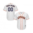 Youth Houston Astros White Home Custom Cool Base Baseball Baseball Jersey